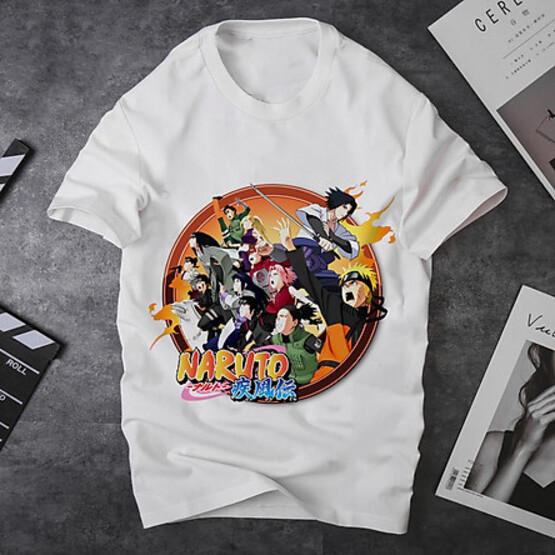 Áo thun Nam Nữ Không cổ NARUTO TEAM 7 MSOP-02 mẫu mới cực đẹp, có size bé cho trẻ em / áo thun Anime Manga Unisex Nam Nữ, áo phông thiết kế cổ tròn basic cộc tay thoáng mát