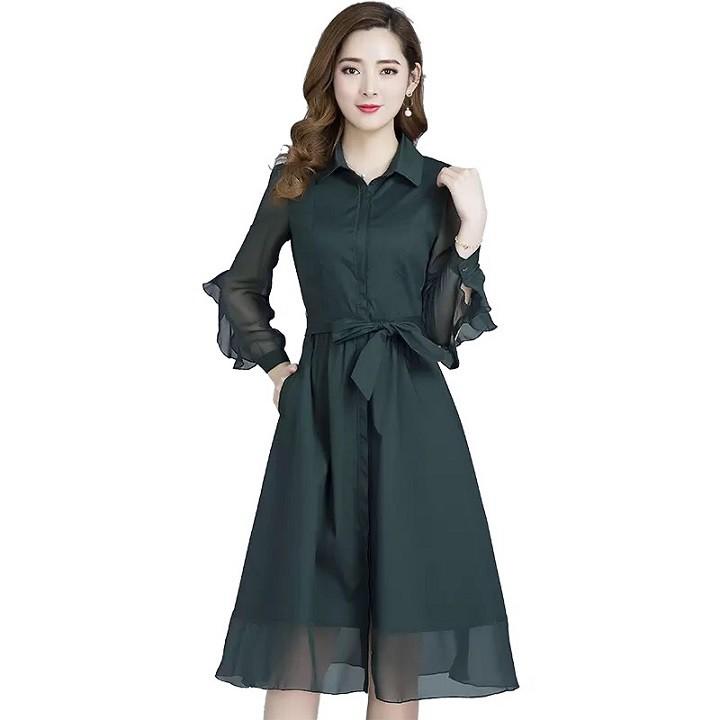 DRESS209-ĐẦM THIẾT KẾ QUÝ CÔ CAO CẤP S-6XL