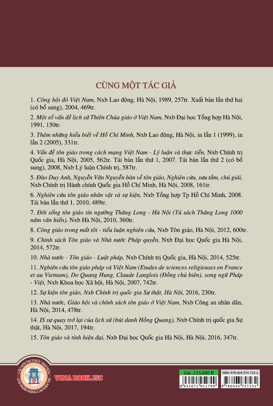 Boxes NHÀ NƯỚC PHÁP QUYỀN VÀ TÔN GIÁO Ở VIỆT NAM : Tôn Giáo Và Xã Hội; Tôn Giáo Và Luật Pháp; Tôn Giáo Và Nhà Nước