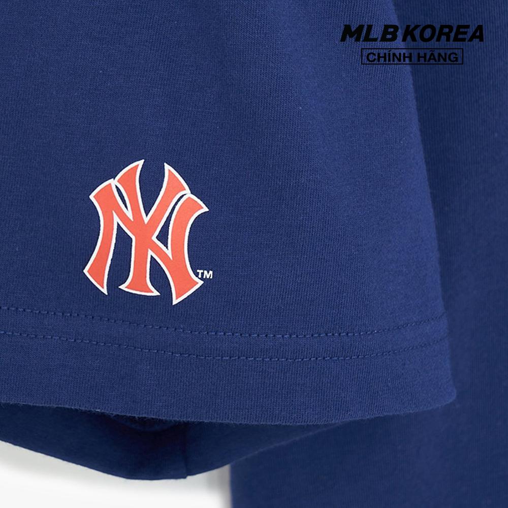 MLB - Áo thun unisex cổ tròn tay ngắn phối logo trẻ trung 3ATSL0233