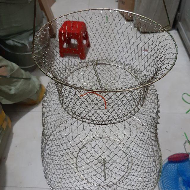 Giỏ sắt đựng cá siêu bền vành 40cm