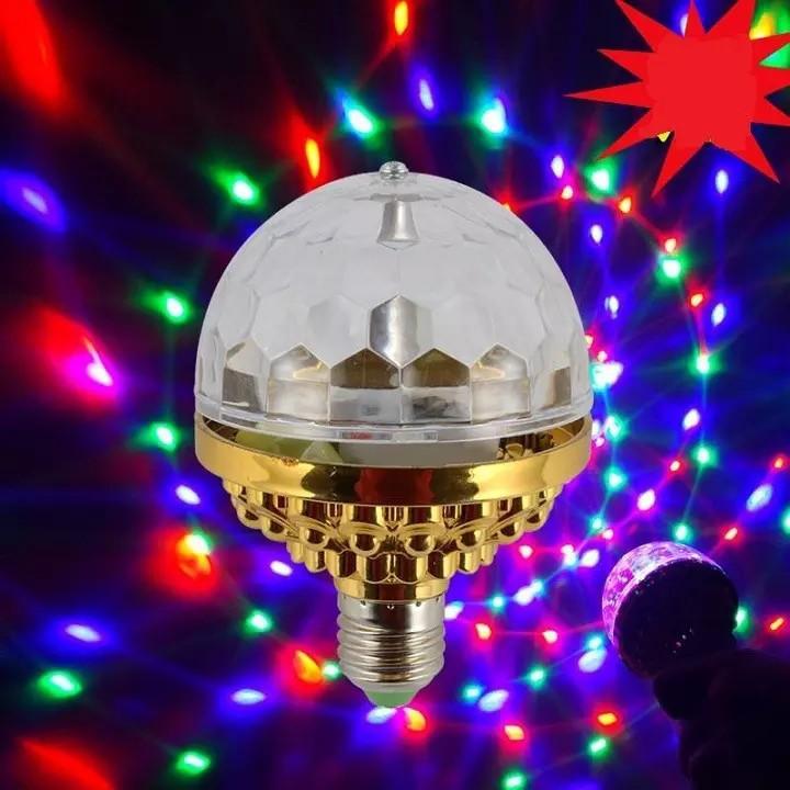 Bóng Đèn Led Vũ Trường Loại Tròn Xoay 7 Màu Rotating Lamp Loại Tốt