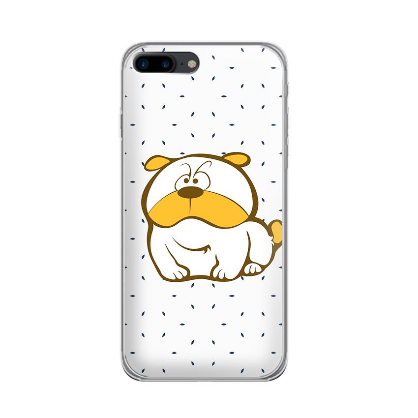 Ốp lưng điện thoại Iphone 7 Plus/Iphone 8 Plus - 01014 7859 DOG11 - Silicone dẻo - Hàng Chính Hãng