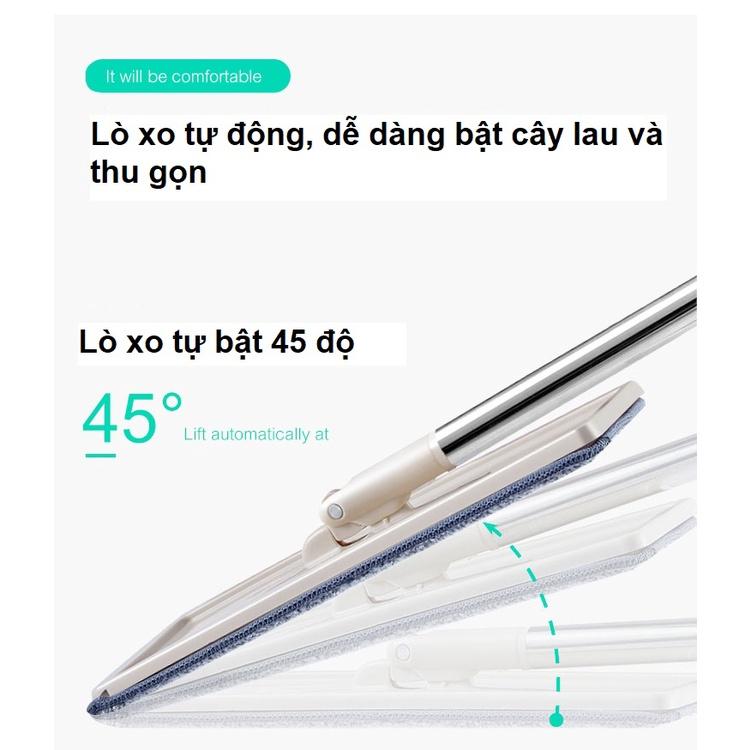 Cây lau nhà thay thế 12x32x120 Cây lau nhà tự vắt lẻ - không kèm thùng