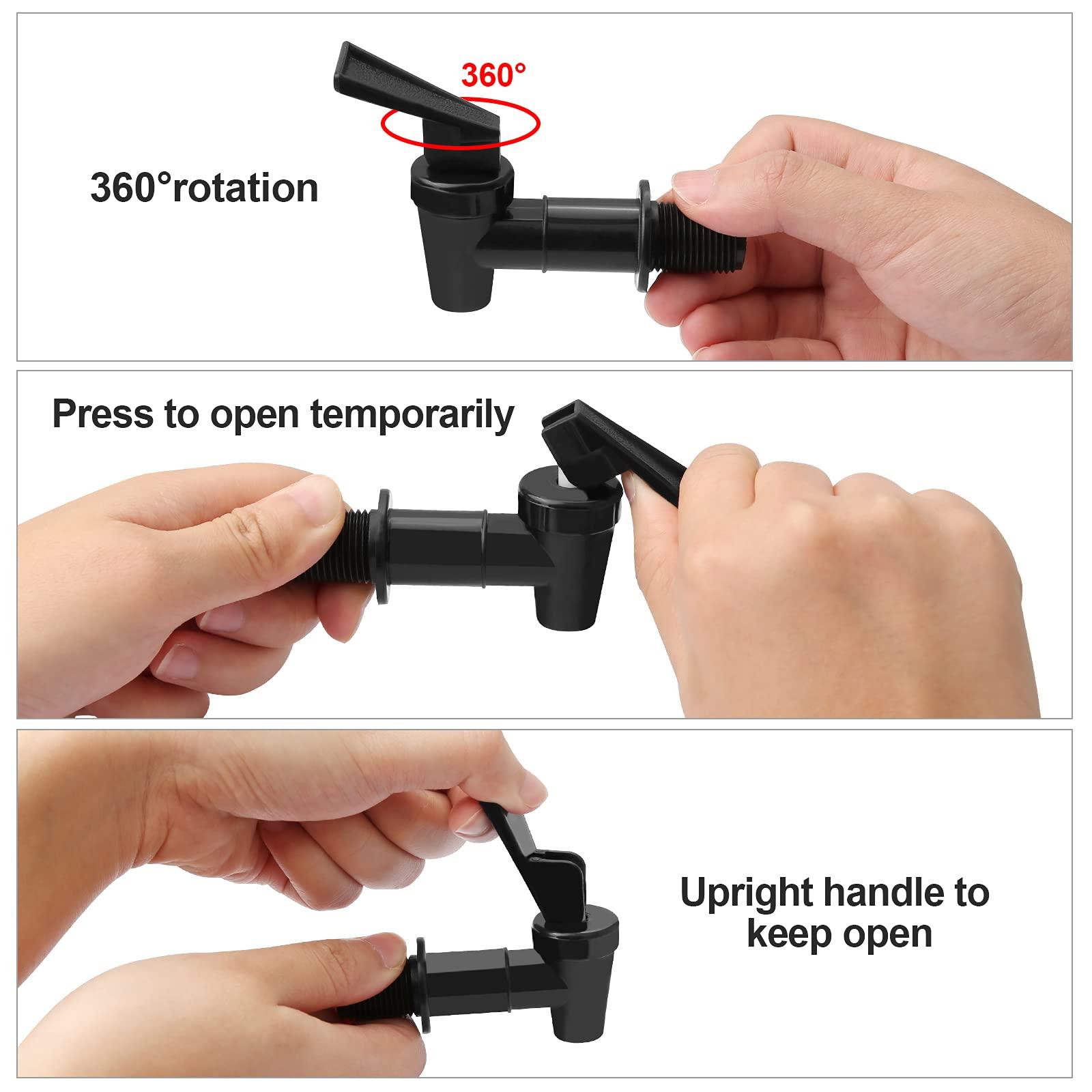 Vòi Nước Bằng Nhựa Không Chứa BPA, Vòi Nước Thay Thế Trên Bàn, Xô Nước Gia Đình, Hệ Thống Lọc Làm Mát Nước, Bình Đựng Nước