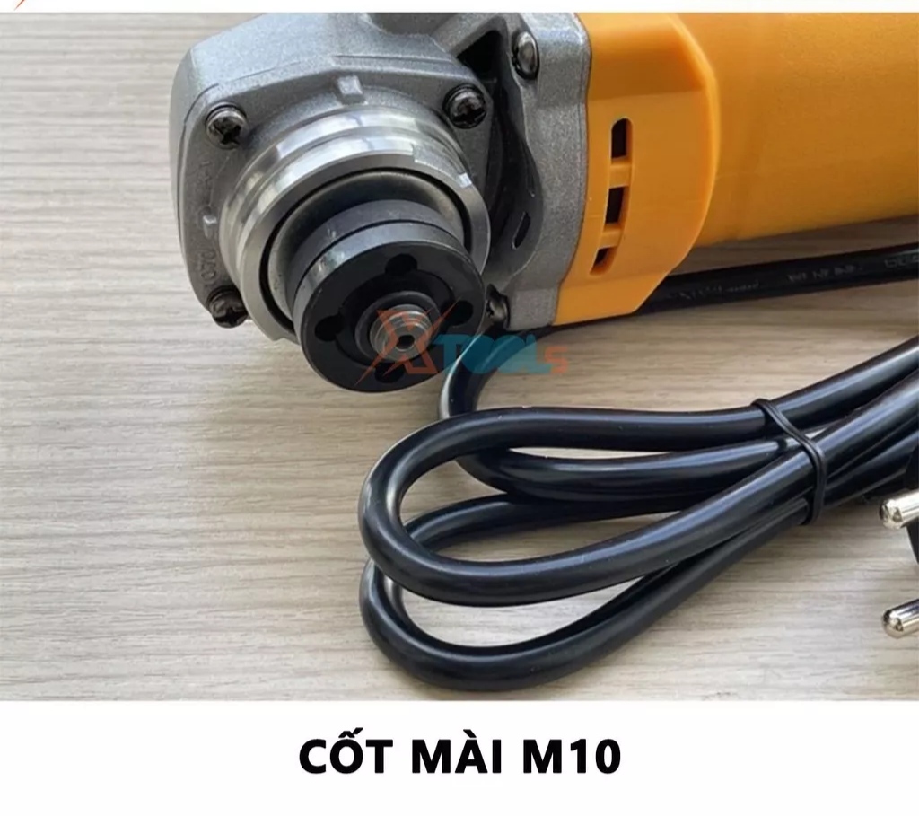 Máy cắt mài góc 750W AG750282 đĩa 100mm công tắc đuôi, dòng Công Nghiệp, bảo hành hãng 6 tháng Toàn Quốc