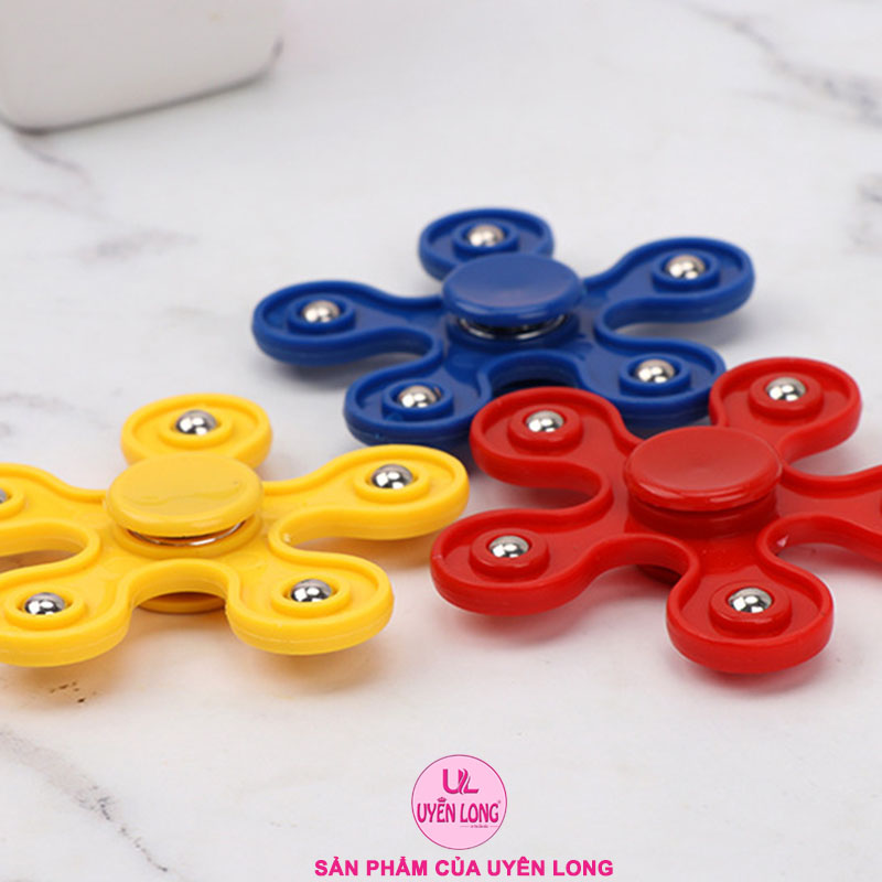 Con Quay Bi Finger Spinner 5 Cánh, Đồ Chơi Tương Tác, Giúp Giảm Stress, Tập Trung Suy Nghĩ Tăng Hiệu Quả Công Việc