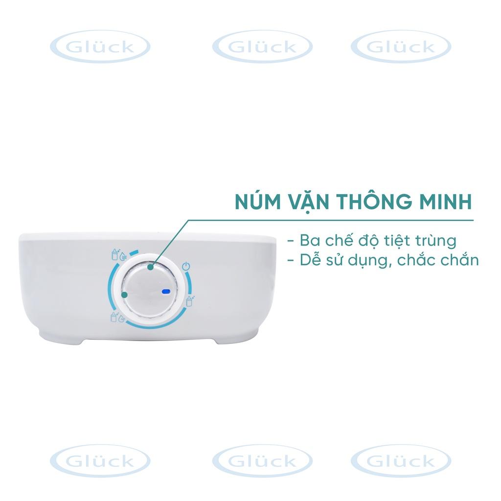 Máy tiệt trùng sấy khô bình sữa đồ dùng cho bé 3 trong 1 GX07 Gluck Official