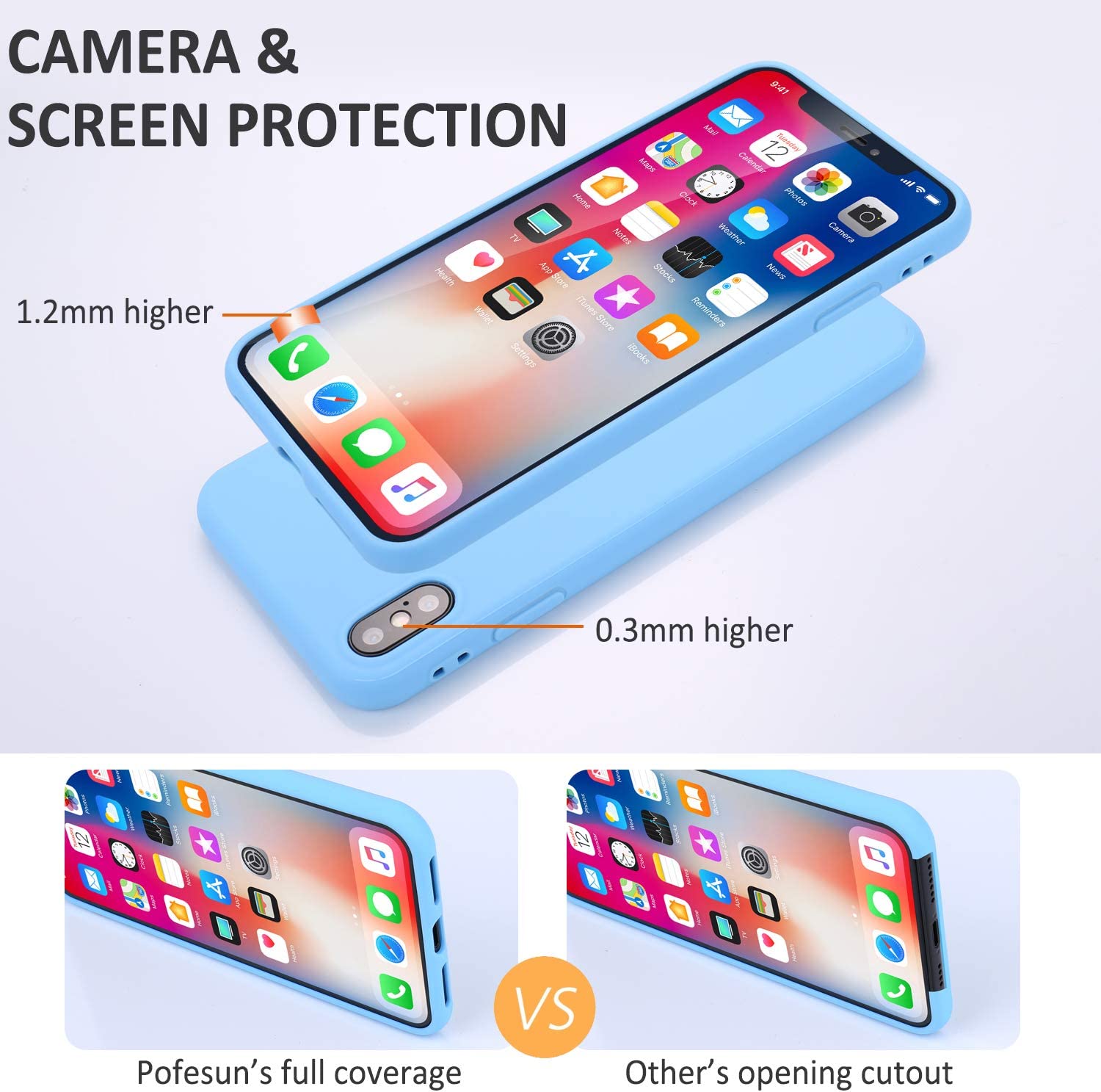 Ốp lưng silicon case chống sốc cho iPhone XS Max chống bám bẩn siêu mỏng mịn hiệu HOTCASE vật liệu cao cấp, dễ lau chùi - hàng nhập khẩu