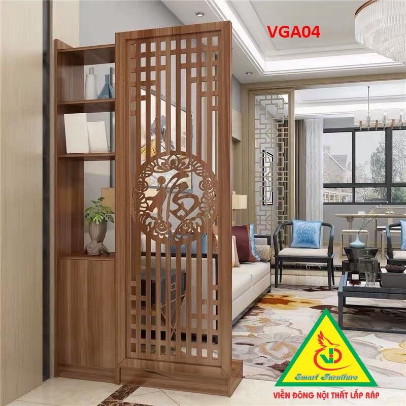 KỆ VÁCH NGĂN PHÒNG KHÁCH , NHÀ BẾP ( 1 VÁCH 1 KỆ) VGA01