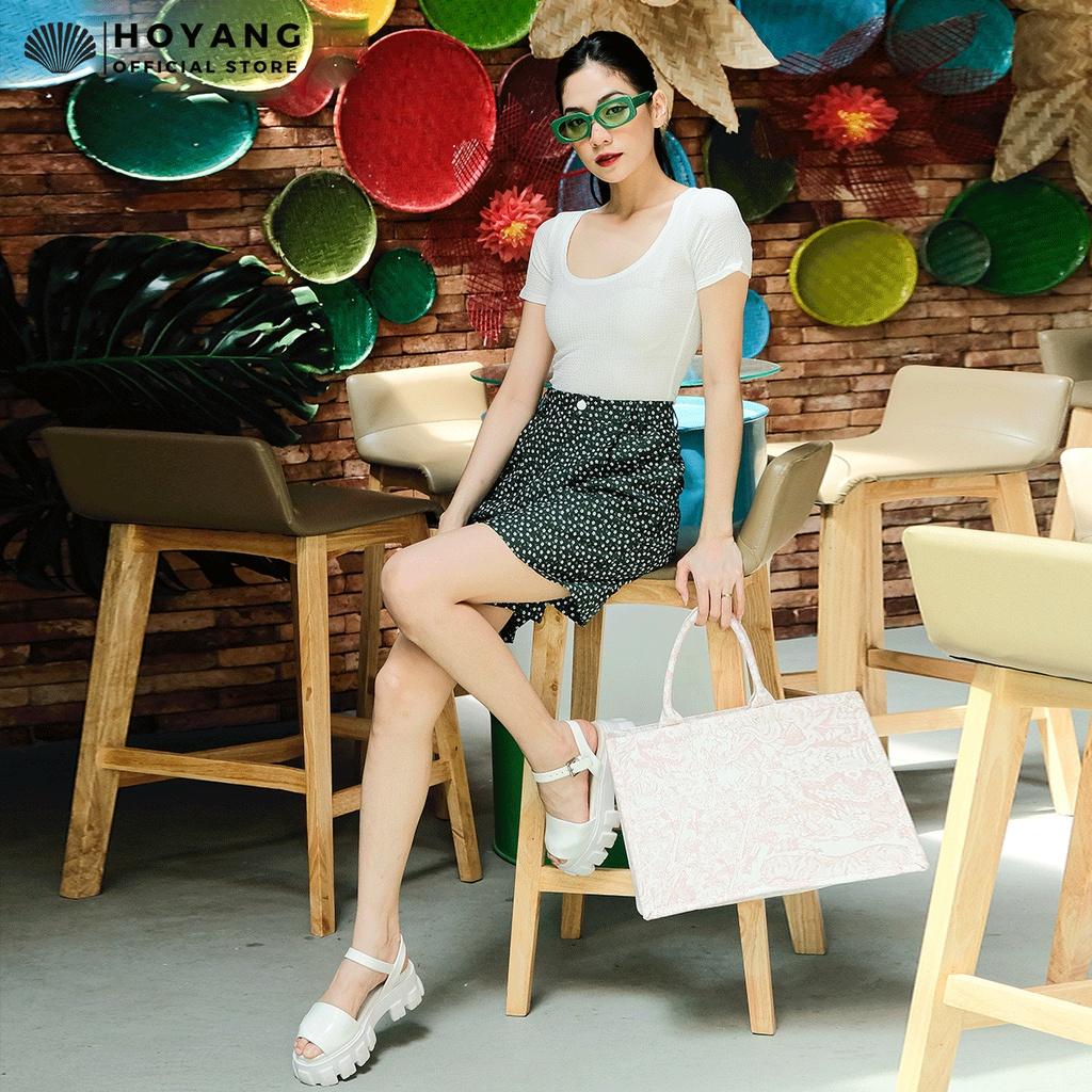 Quần Ngố Ống Suông Lưng Cao Hàn Quốc HOYANG QSHY12