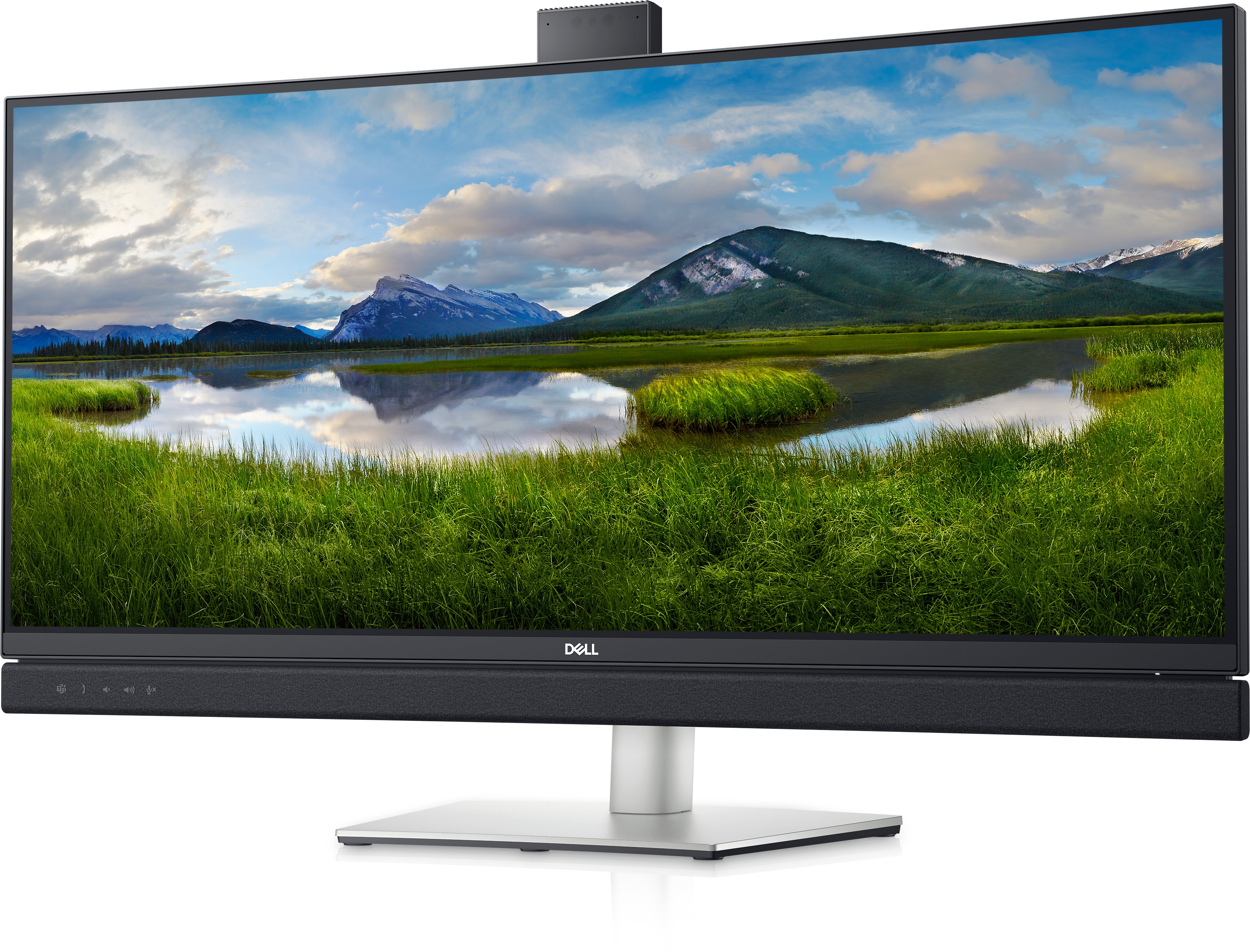 Màn Hình Hội Nghị Truyền Hình Dell C3422WE 34 inch WQHD (3440 x 1440) 5ms 60Hz IPS HDMI/DP/Audio/USB-Type C - Hàng Chính Hãng