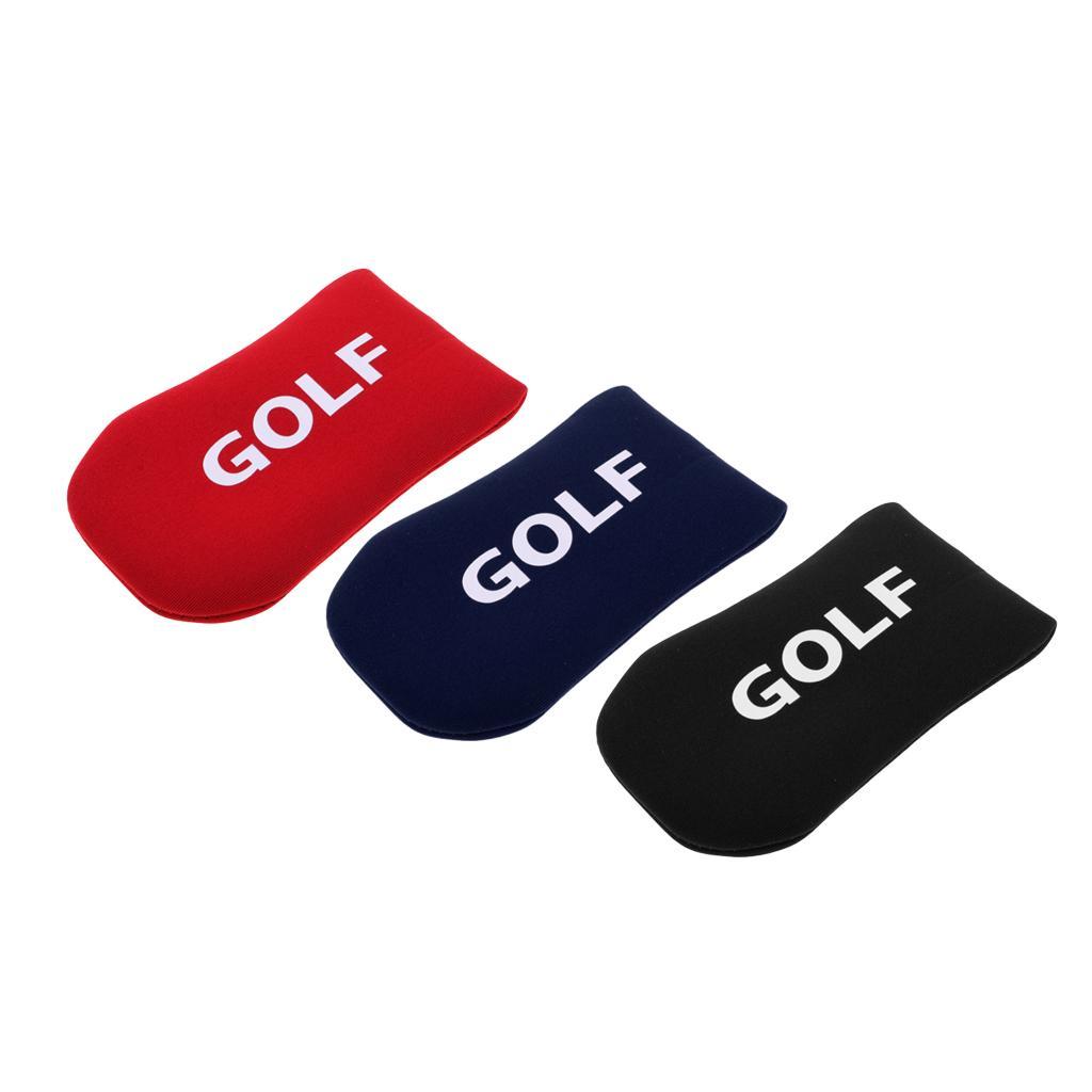 3-4pack Soft Comfortable Golf Mallet Head Cover Iron Protector Putter Cover Red