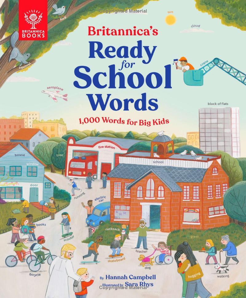 Britannica's Ready-For-School Words: 1,000 Words For Big Kids