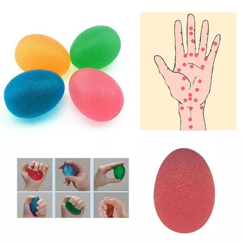 Silicone Egg Fitness Hand Mở rộng tay kẹp Nampper Tăng cường cẳng tay tay Người tập thể dục Trainer Trainer Cứu trợ Bóng quà tặng Color: 08
