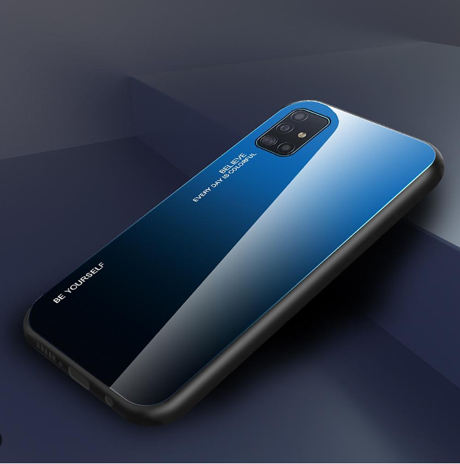 Ốp lưng màu Gradient viền dẻo dành cho Samsung A31