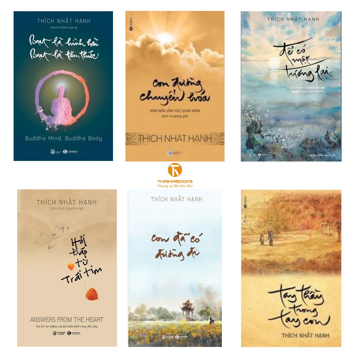 Sách - Trọn bộ sách của Thiền sư Thích Nhất Hạnh (25 cuốn) - Thái Hà Books