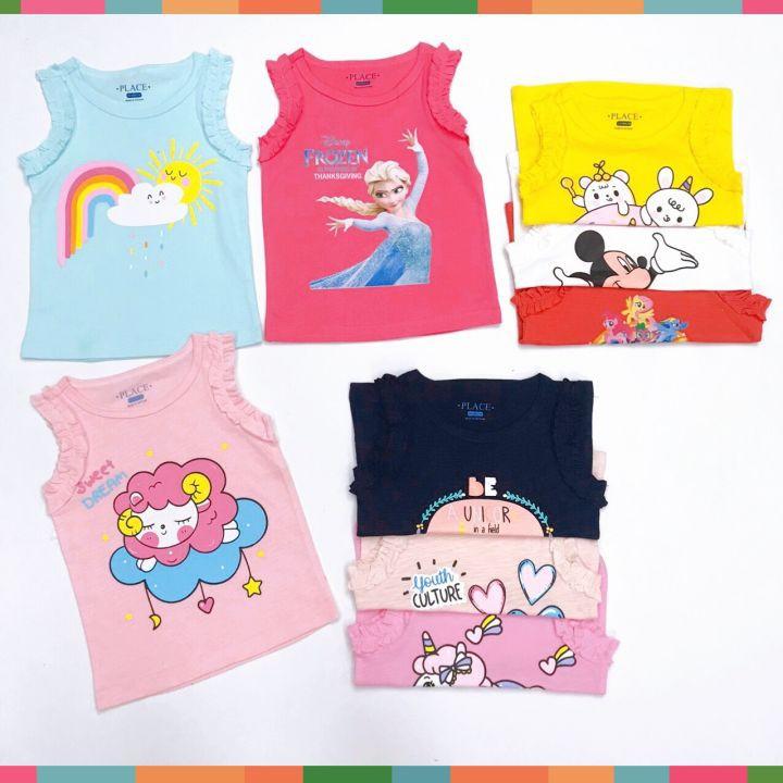 Áo Ba Lỗ Bé Gái, Size 1-5, Hàng Made In Vn, Chất Cotton Mềm Mát, Nhiều Màu Sắc Xinh Yêu Cho Bé Lựa Chọn