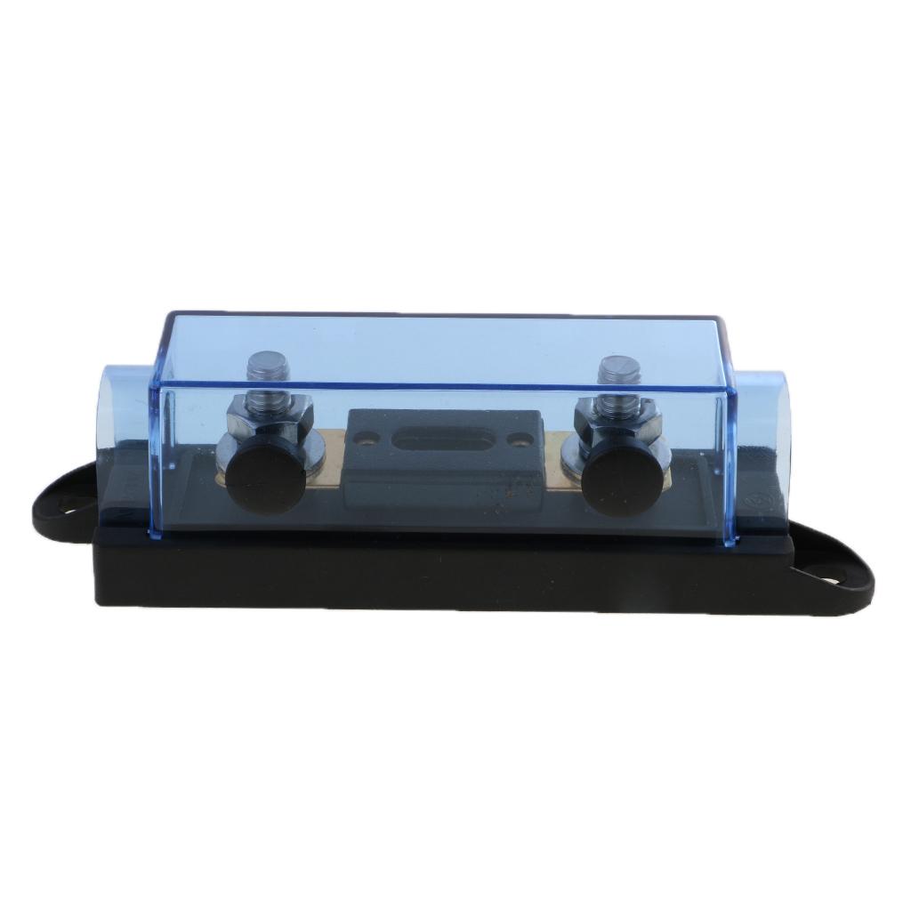 Car Audio 0 4 6 8 Gauge ANL Inline Fuse Holder Fuseholder with Clear Cover