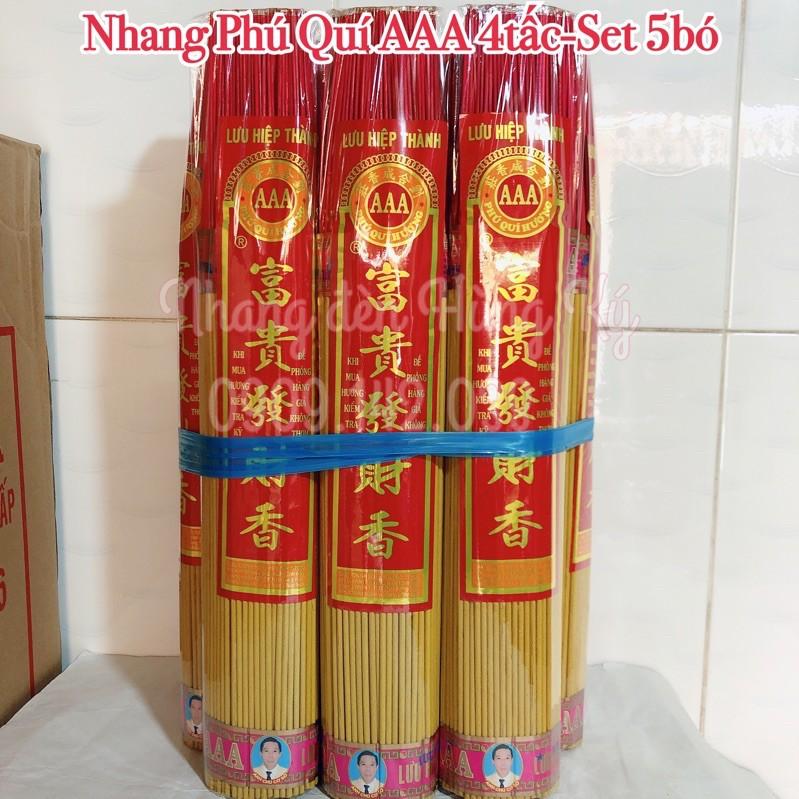 GIÁ SỈ 5bó nhang Lưu Hiệp Thành AAA Phú Quý Hương thơm