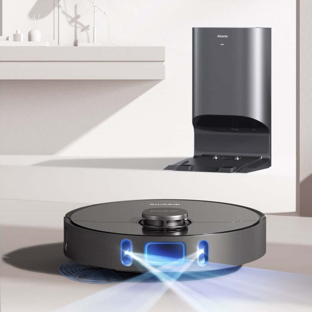 Robot Hút Bụi Lau Nhà Thông Minh Xiaomi Lydsto W2 Lite Tự Động Đổ Rác Giặt Sấy Khô Giẻ Lau Diệt Khuẩn Ozone Diện Tích Hoạt Động 200 m2 Lực Hút 5000 Pa Công Suất 50 W - Hàng Chính Hãng