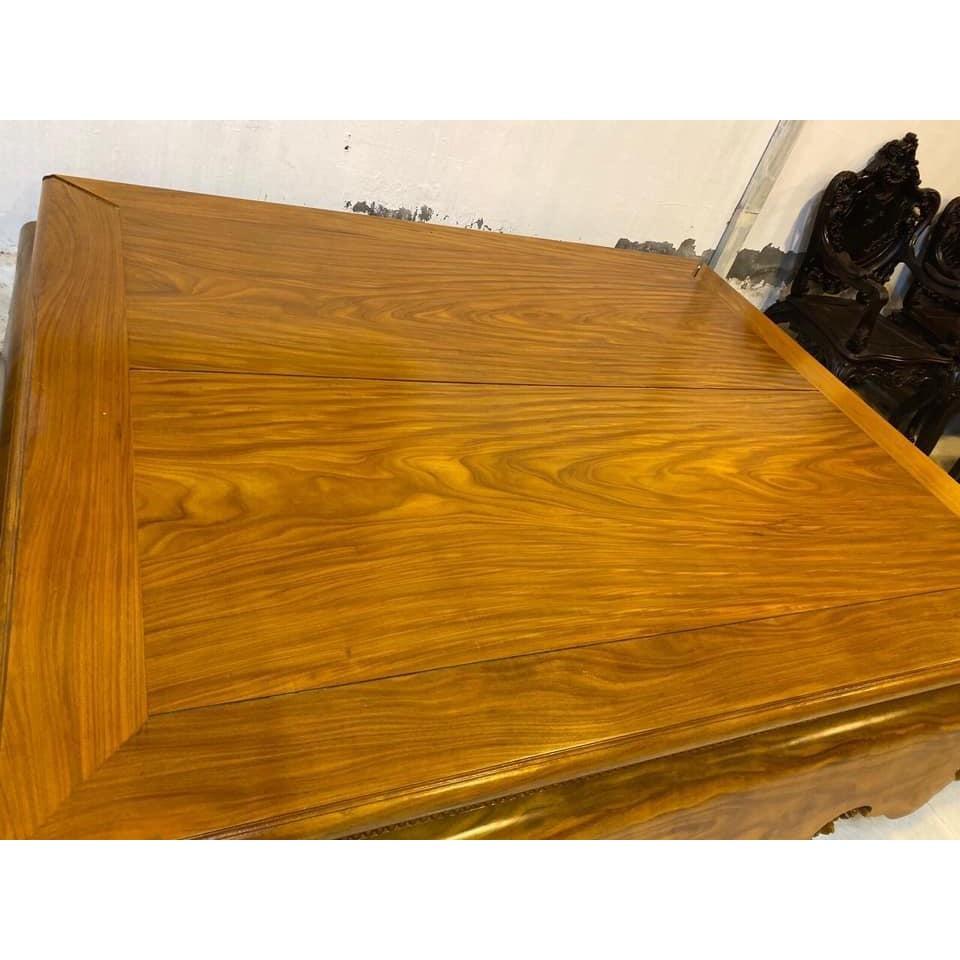 Sập Nằm Trơn Gỗ Cẩm Vàng