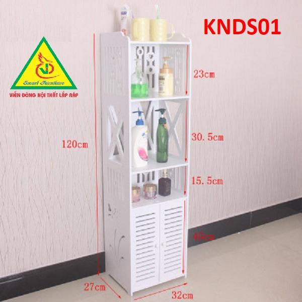 TỦ KỆ NHÀ TẮM - TỦ KỆ ĐA NĂNG KDNS01-1- NỘI THẤT LẮP RÁP Viendong Adv