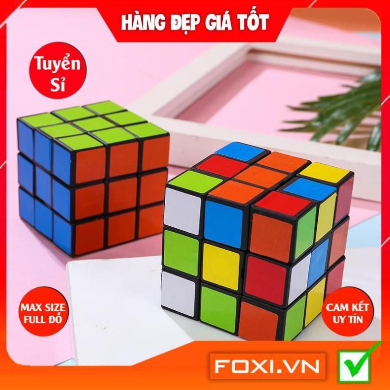 Khối Rubik-Rubic 3x3-2x2-Đồ chơi giải trí Foxi phát triển trí tuệ cao cho trẻ-kích thích não bộ toàn diện