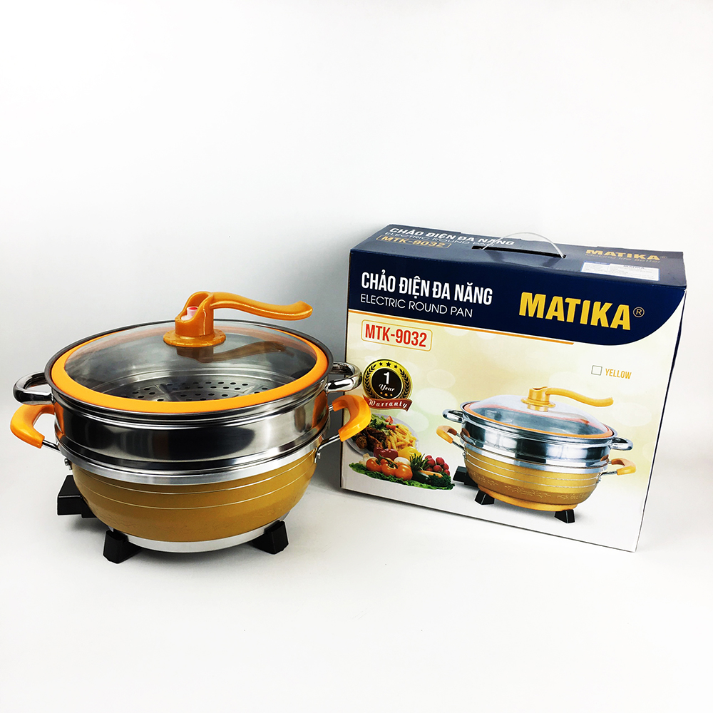 Chảo điện đa năng Matika cao cấp MTK-9032 - Hàng chính hãng