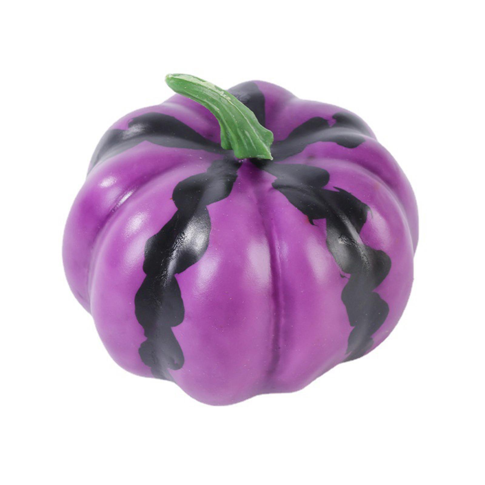 6x Mini Simulation Pumpkins Model Foam Pumpkin Model for Home Table Kitchen