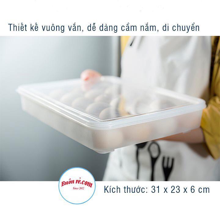 KHAY- HỘP ĐỰNG XẾP TRỨNG 24 QUẢ CÓ NẮP VIỆT NHẬT CHẮC CHẮN NHỰA DẺO KHÔNG VỠ 6786