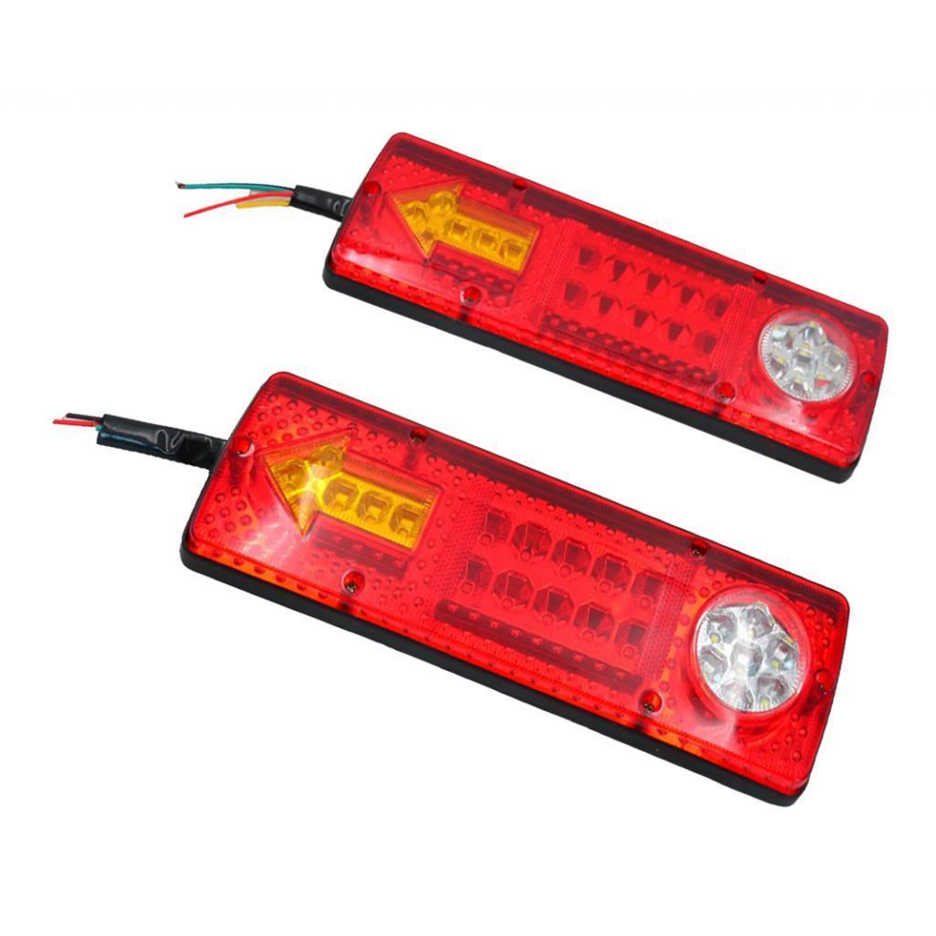 LED Car Truck Trailer 12V Tail Lights Indicator Reverse Rear Stop Lamp
