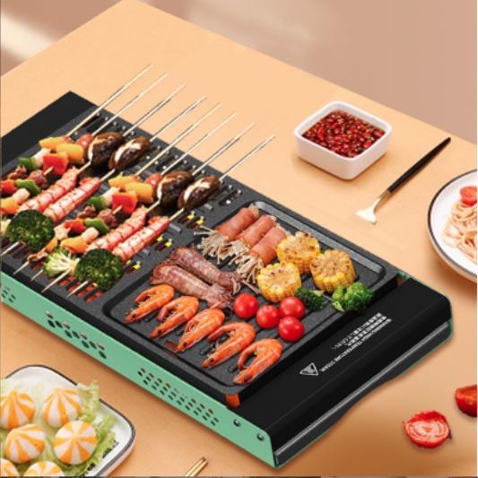 Bếp nướng Thịt BBQ Mint&amp;Black Không Khói, Dễ Vệ Sinh - hàng cao cấp ️ FREESHIP ️