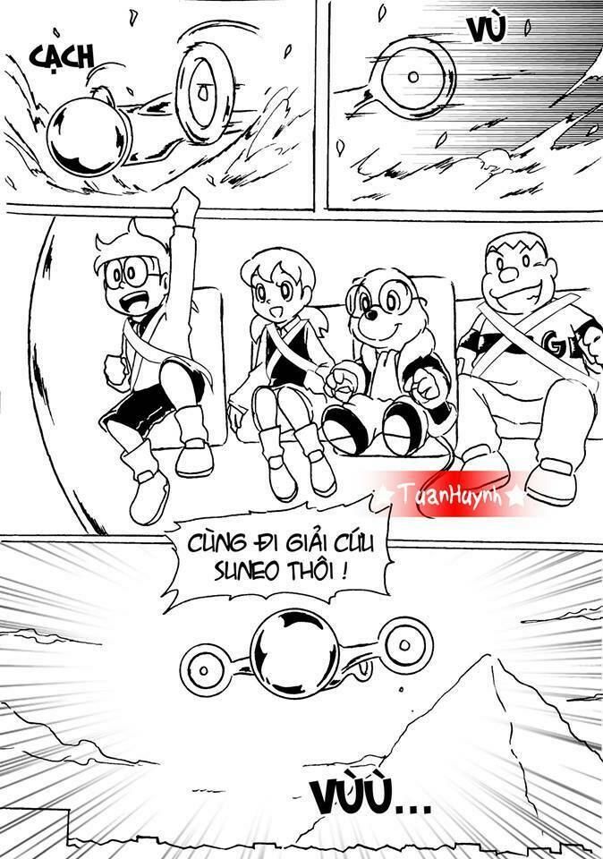 doraemon fan-made : nobita và cuộc phiêu lưu đến hòn đảo bị mất chapter 4 5