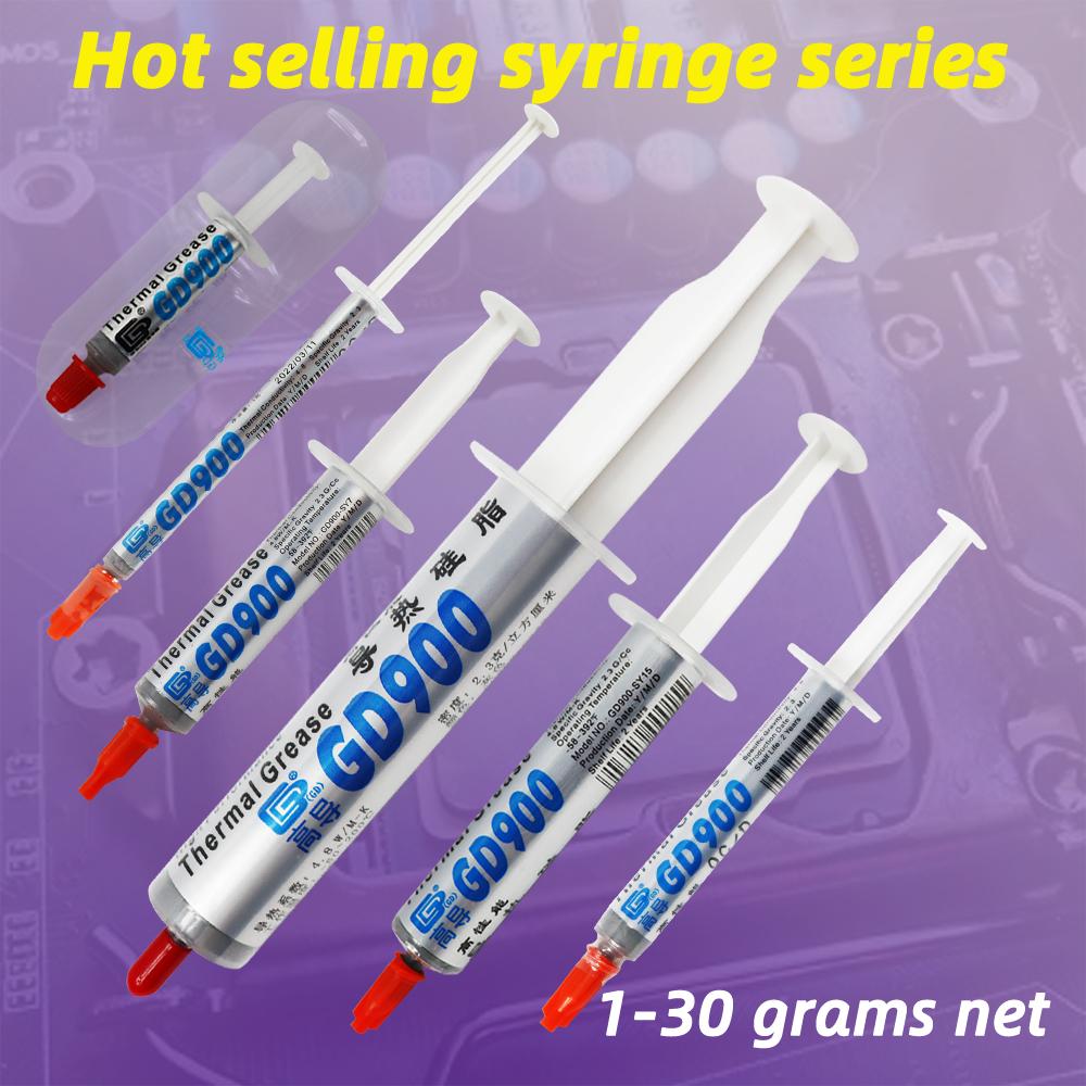 Trọng lượng ròng 0,5/1/3/4/7/15/30/100/15/1000 GRAM GD900 Mỡ nhiệt dán thạch cao SOM