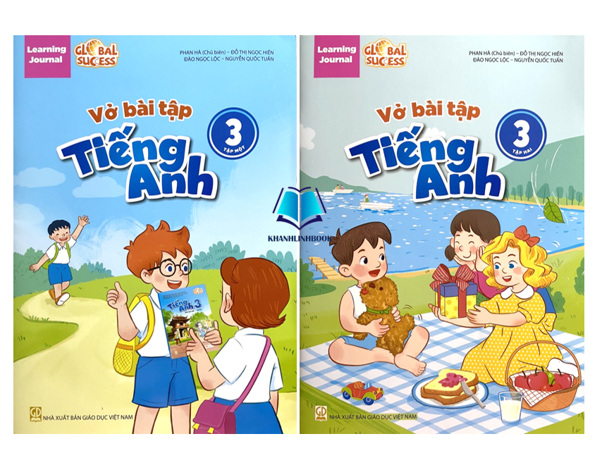 Sách - Vở bài tập tiếng anh 3 - tập 1 + 2 (global success)