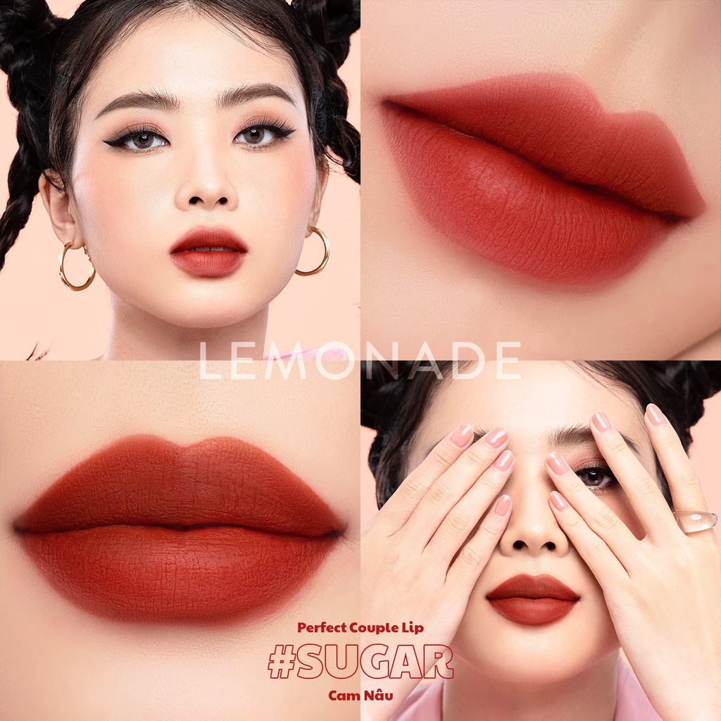 Son Kem Lì 2 Đầu Mịn Mượt, Lâu Trôi Lemonade Perfect Couple Lip