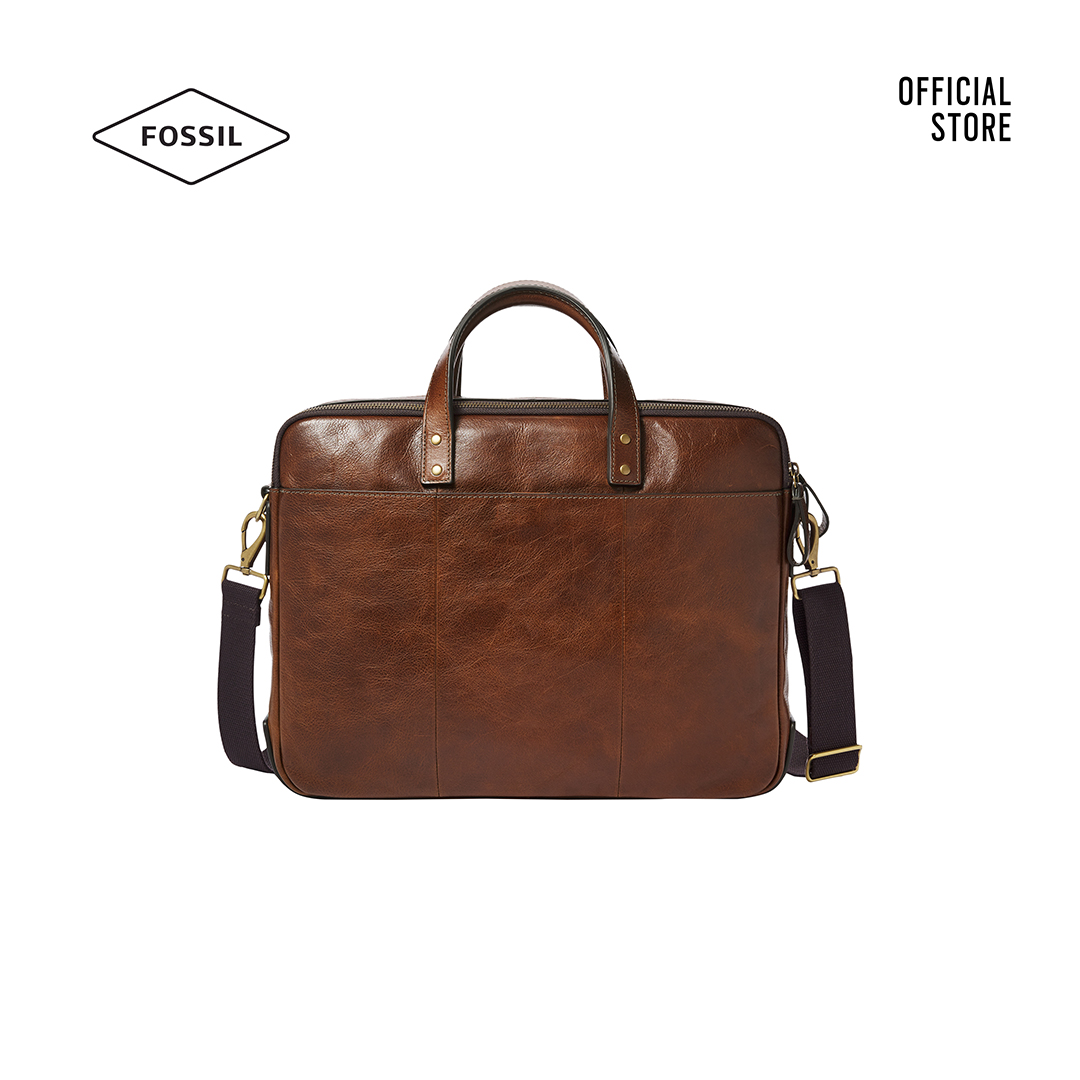 Túi đeo chéo nam Fossil Haskell Messenger Bag MBG9456222 - nâu