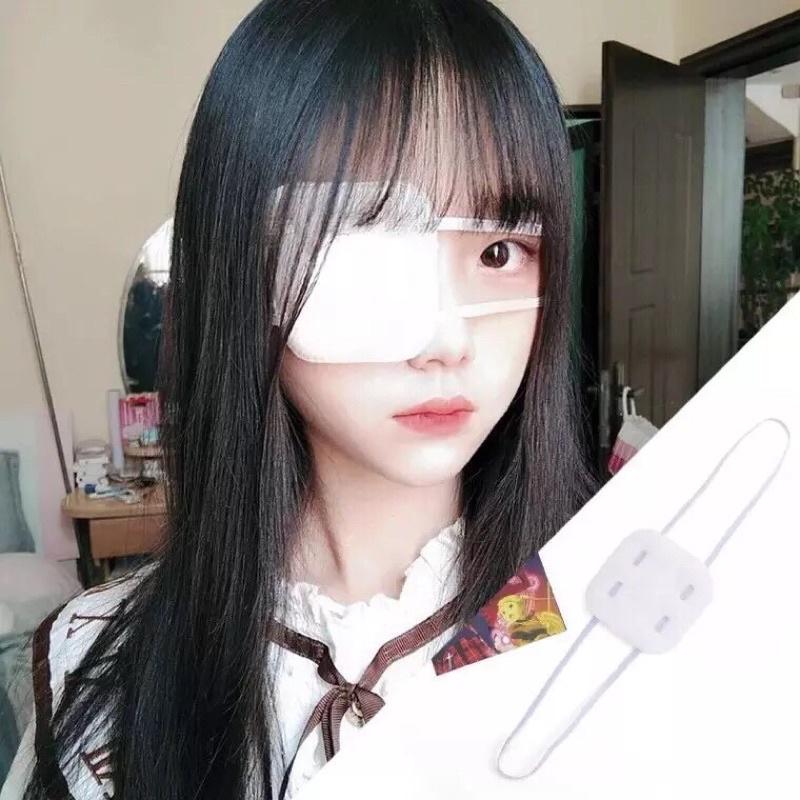 Bịt Một Mắt Tập Nhược Thị Cute Kiểu Hàn Dây Đeo Tai