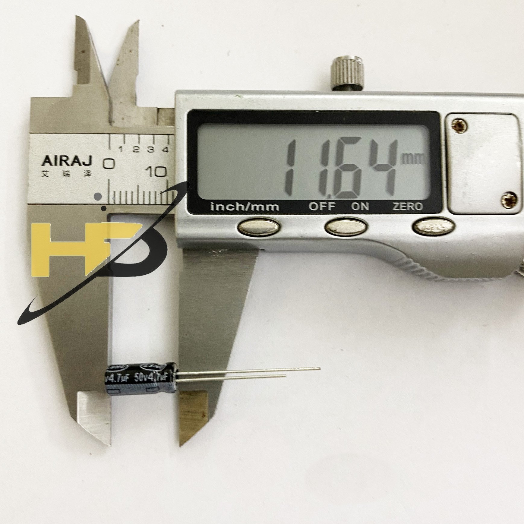 Tụ Hóa Phân Cực 4.7uF 50V Kích Thước 5x11mm