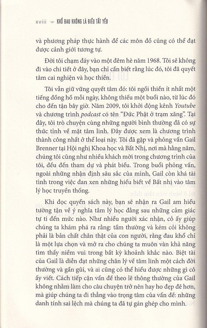 Khổ Đau Không Là Điều Tất Yếu