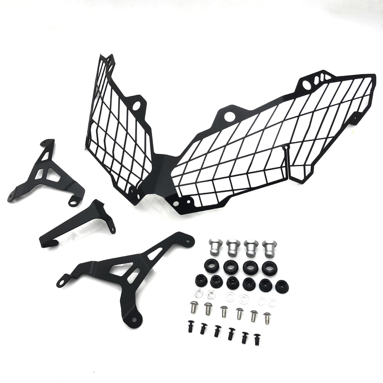 Headlight Mesh Grill, Motorbike Headlight Protector Guard, Motorcycle Front Headlight Grille Guard for VERSYS650 Parts Replacement