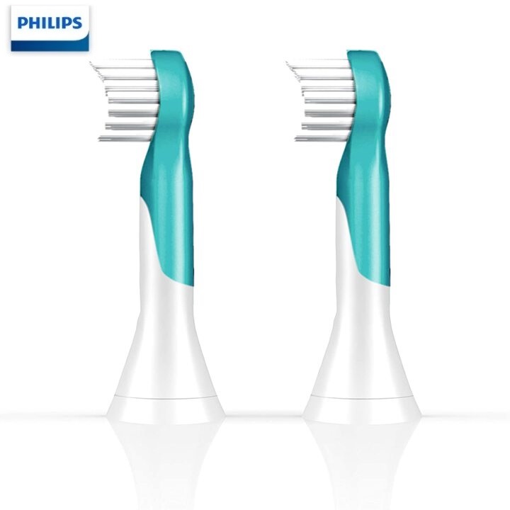 Bộ 2 đầu bàn chải đánh răng điện dành cho trẻ em nhãn hiệu Philips HX6032 với lông bàn chải mềm mại - HÀNG NHẬP KHẨU