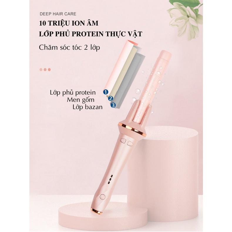 Máy uốn tóc xoăn tự động Boorui XN388, uốn tóc ion âm, chất liệu gốm sứ đường kính uốn 28 mm, giữ nếp lên đến 12 giờ