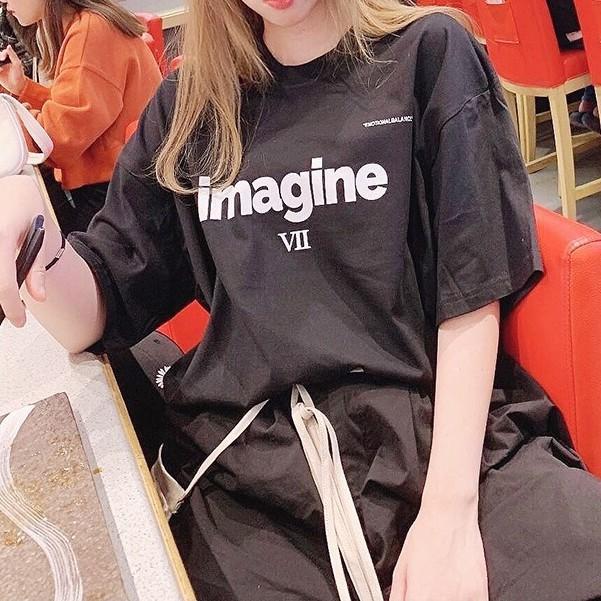 Áo Phông Nữ Tay Lỡ Rộng IMAGINE