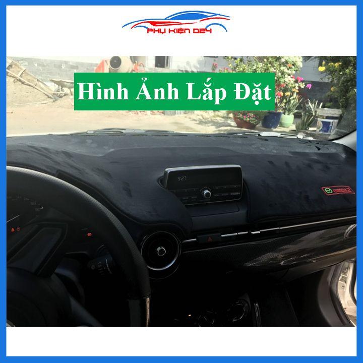 Thảm taplo Mazda 2 2015-2016-2017-2018-2019-2020-2021-2022 chống nắng nóng làm mát xe mở rộng tầm nhìn