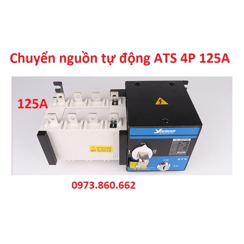 Chuyển nguồn tự động ATS 4P 125A Chuyển nguồn điện 3 pha 4 cực