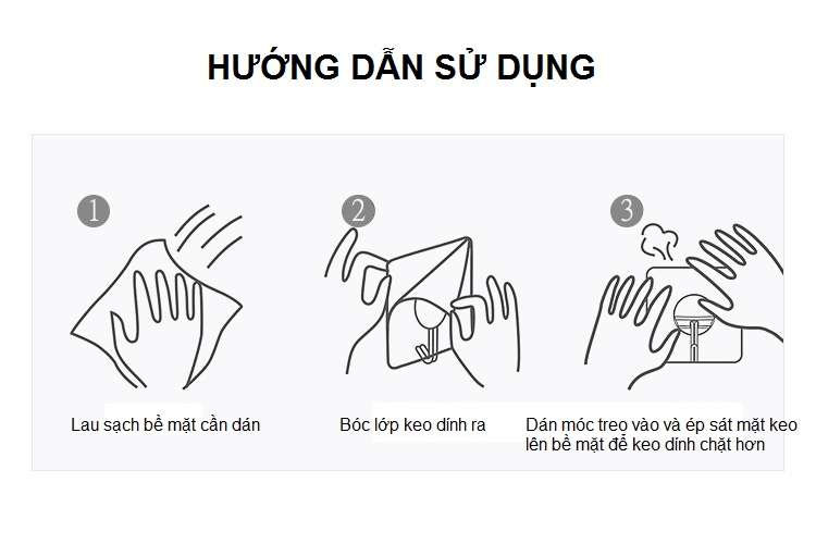 Móc Dán Tường Thần Thánh Chịu Lực Siêu Chắc - Hàng Chính Hãng