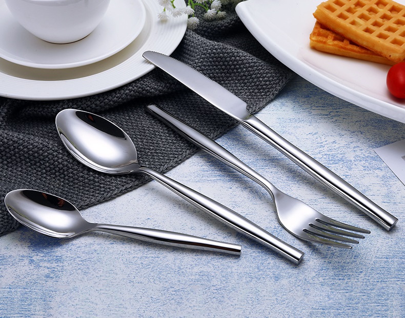 Set 3 dao (22cm), muỗng (19.5cm), nĩa (19.5cm) inox