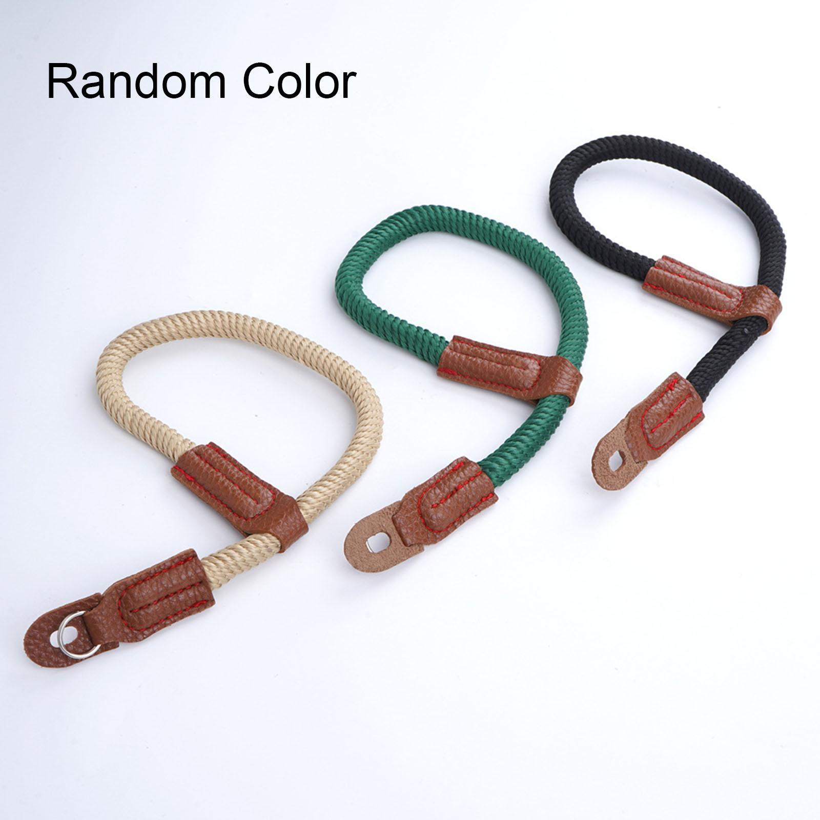 Camera Wrist Strap Universal PU Leather Cotton Rope for Mirrorless Camera